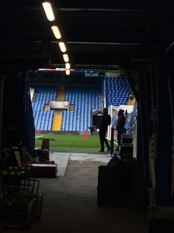 Portería en la que Iniesta metió el golazo que le dio el pase a la final de la Champions al FC Barcelona. Foto: @Vicvalo